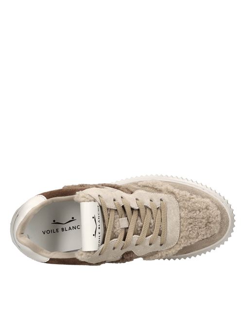 Fabric sneakers VOILE BLANCHE | 0012017528.16.4D24BEIGE-MARRONE-BIANCO